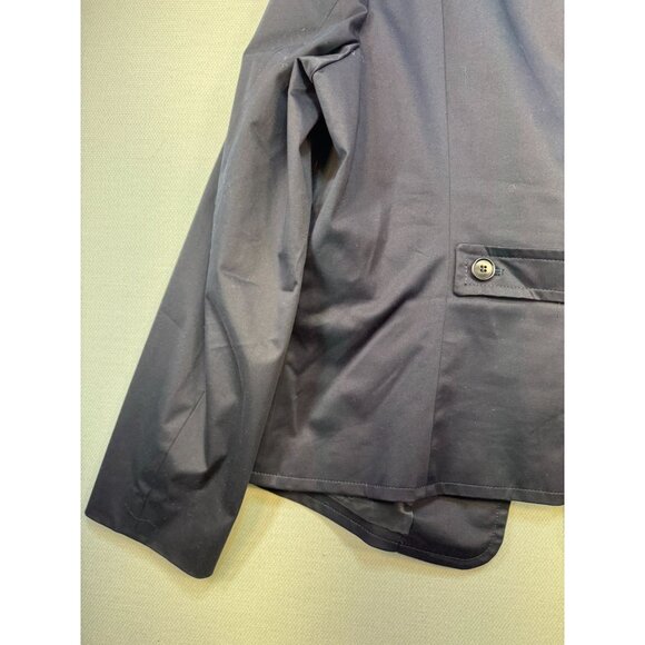 Talbots Womens Stretch Blazer Jacket Button Detail & Pockets Navy - Picture 10 of 10